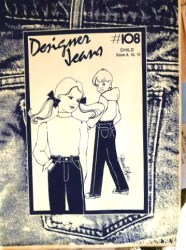 108 CANADIAN DESIGNER CHILDREN'S JEANS PATTERN 8,.10,12